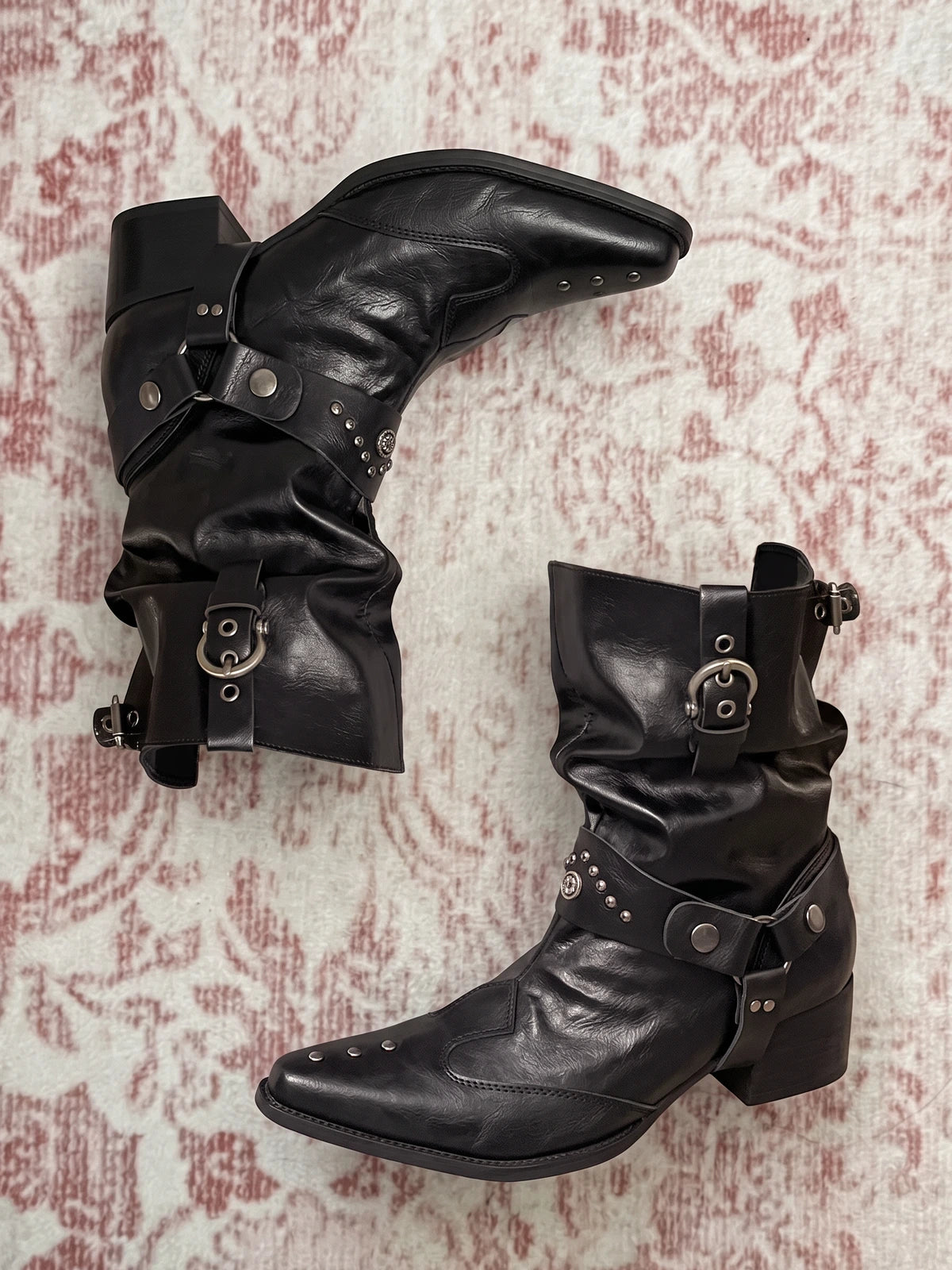 Solange Studded Slouch Boots