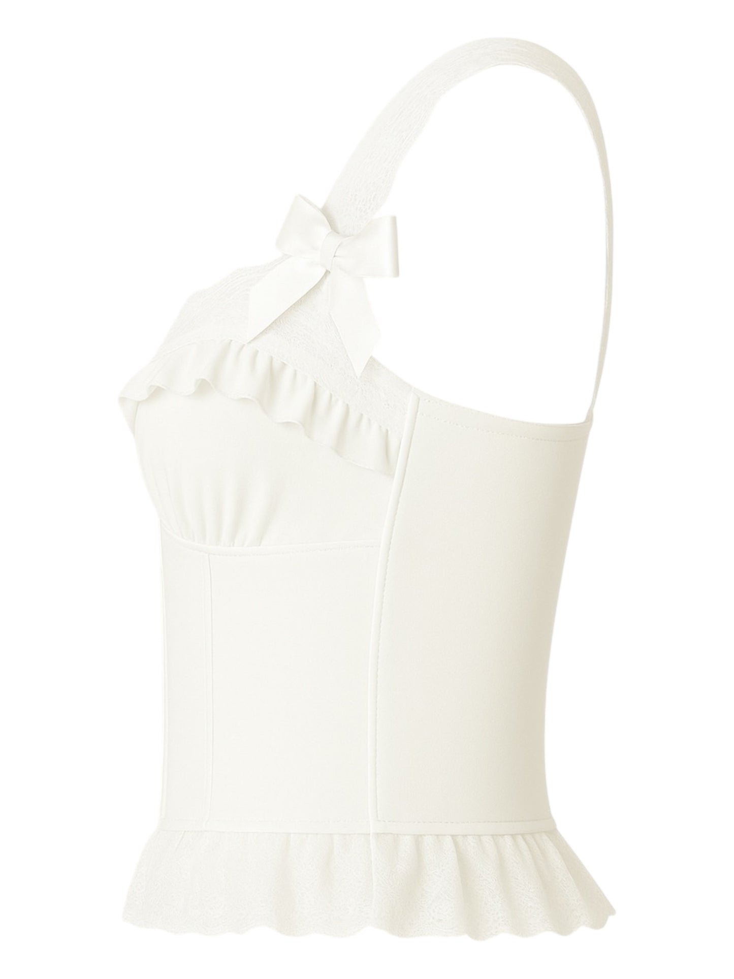 Vintage Lace Tencel Satin Sling Top