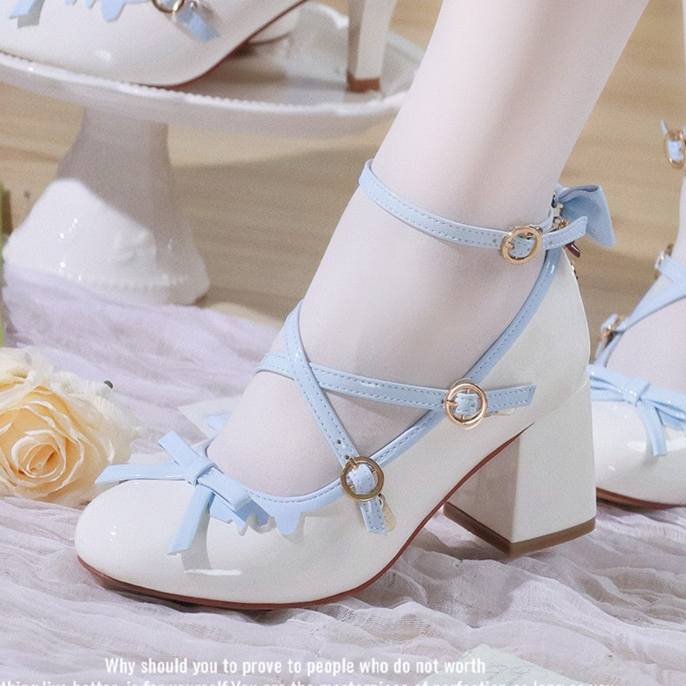 Tea Party Two Tone Lolita Heels