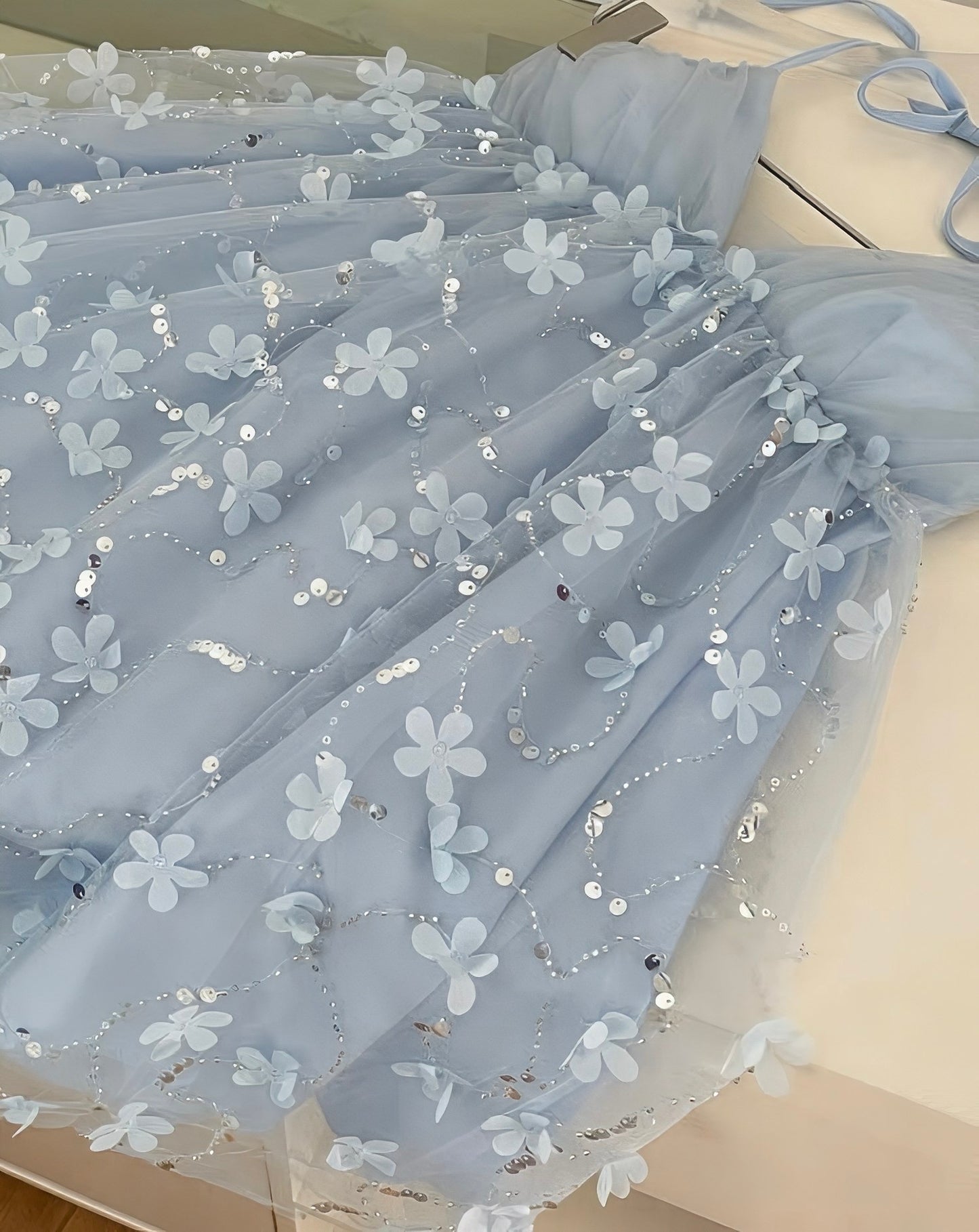 Dreamy Halter Floral Holiday Dress