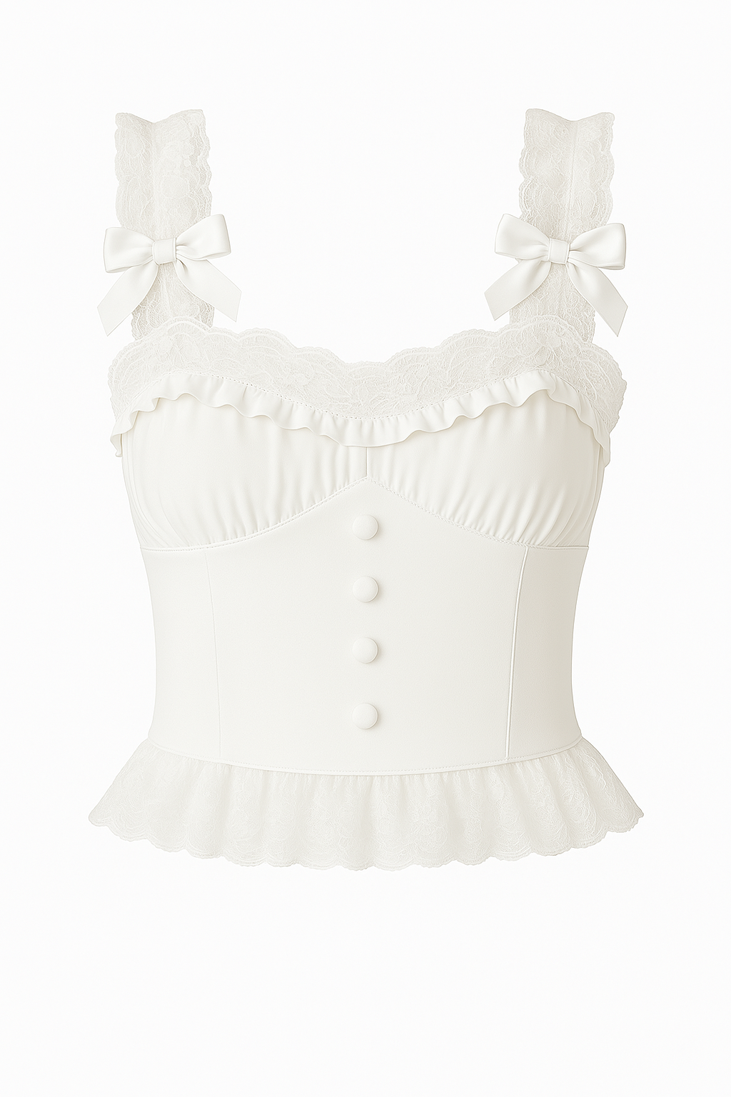Vintage Lace Tencel Satin Sling Top
