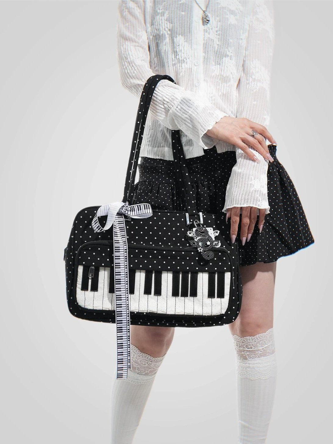 Polka Dot Piano Bowling Bag
