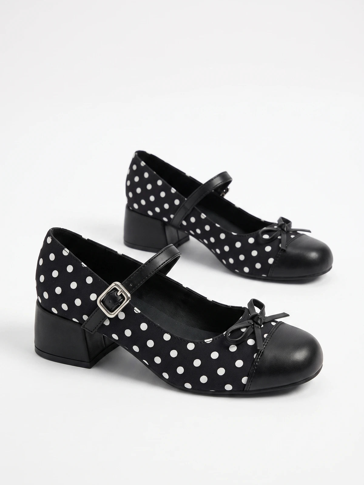 Solene Polka Dot Mary Jane Heels