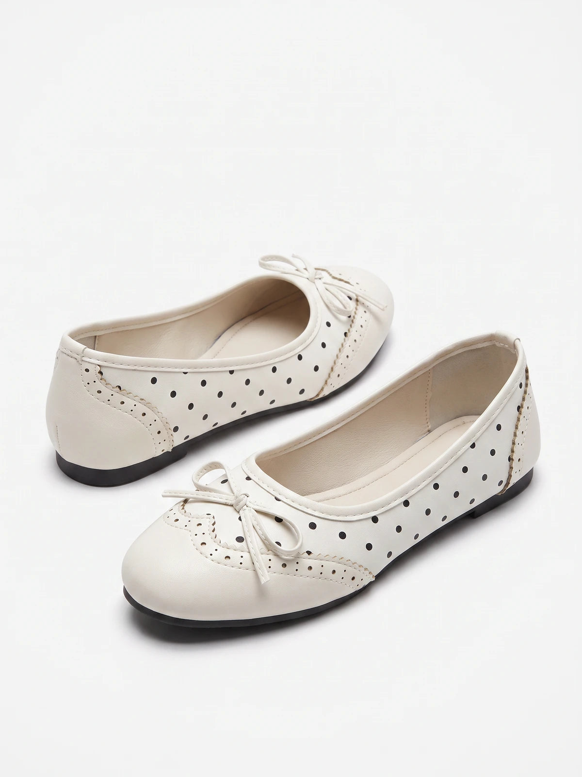 Axelle Polka Dot Bow Flats