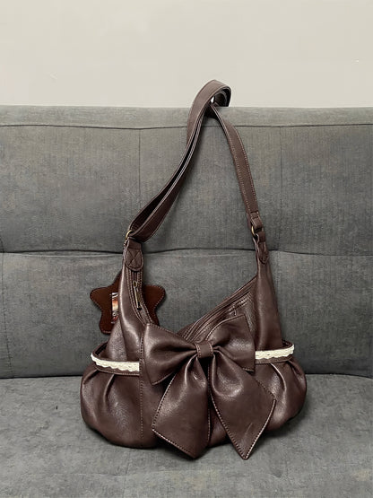 The Cocoa Bow Shoulder Bag