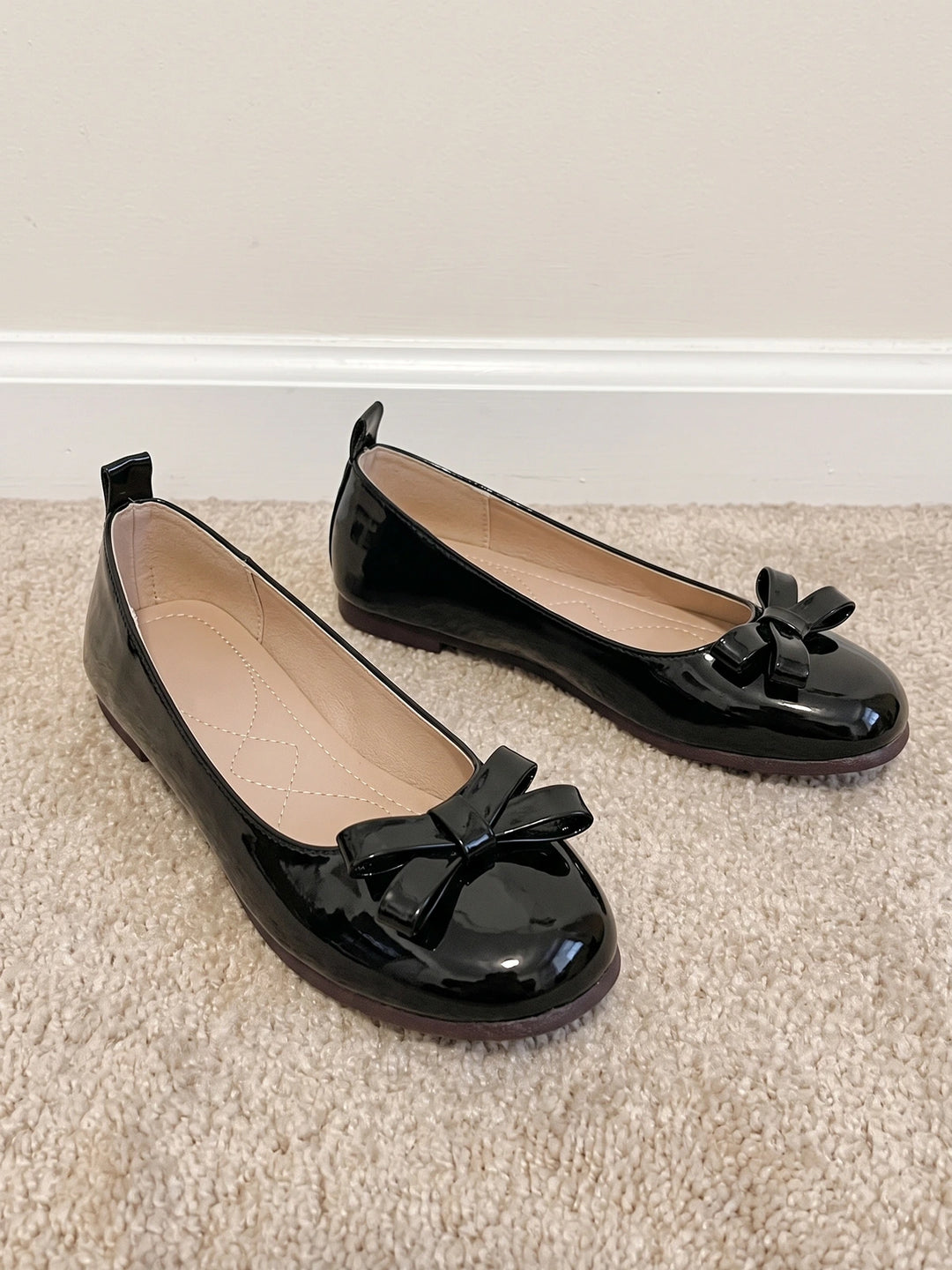 Amelié Glossy Ballet Flats