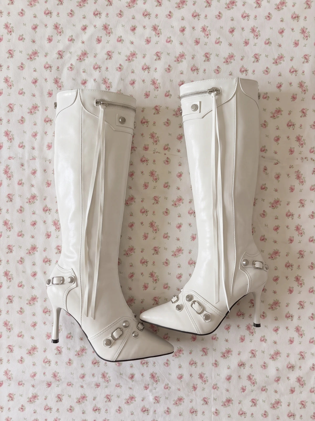 Marianne Studded Stiletto Boots