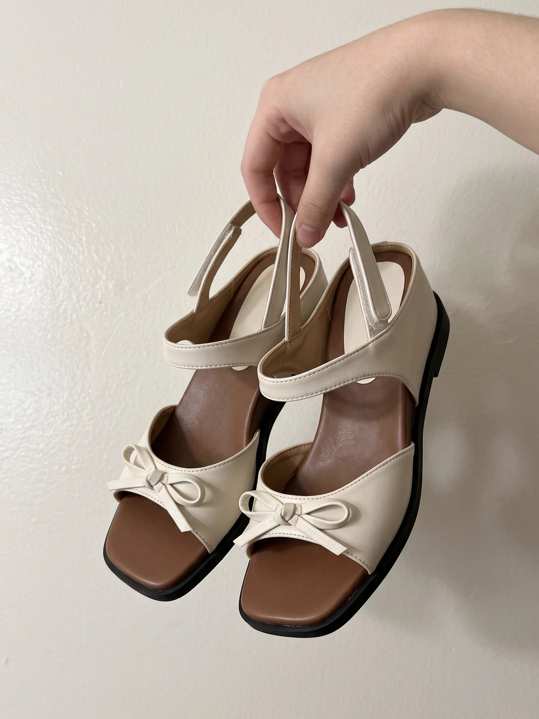 Ribbon Bow Sandals