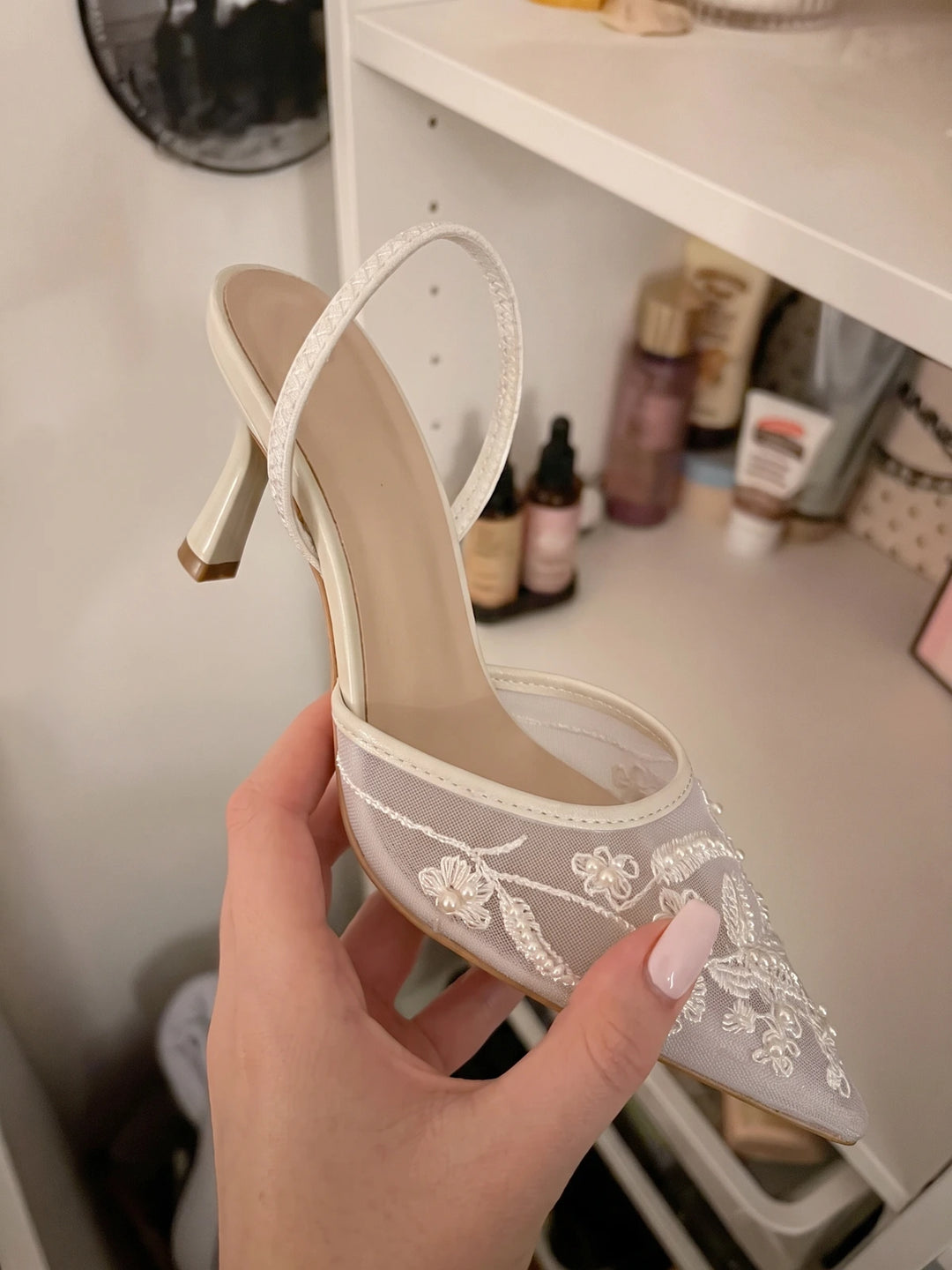 White Darling Sandals