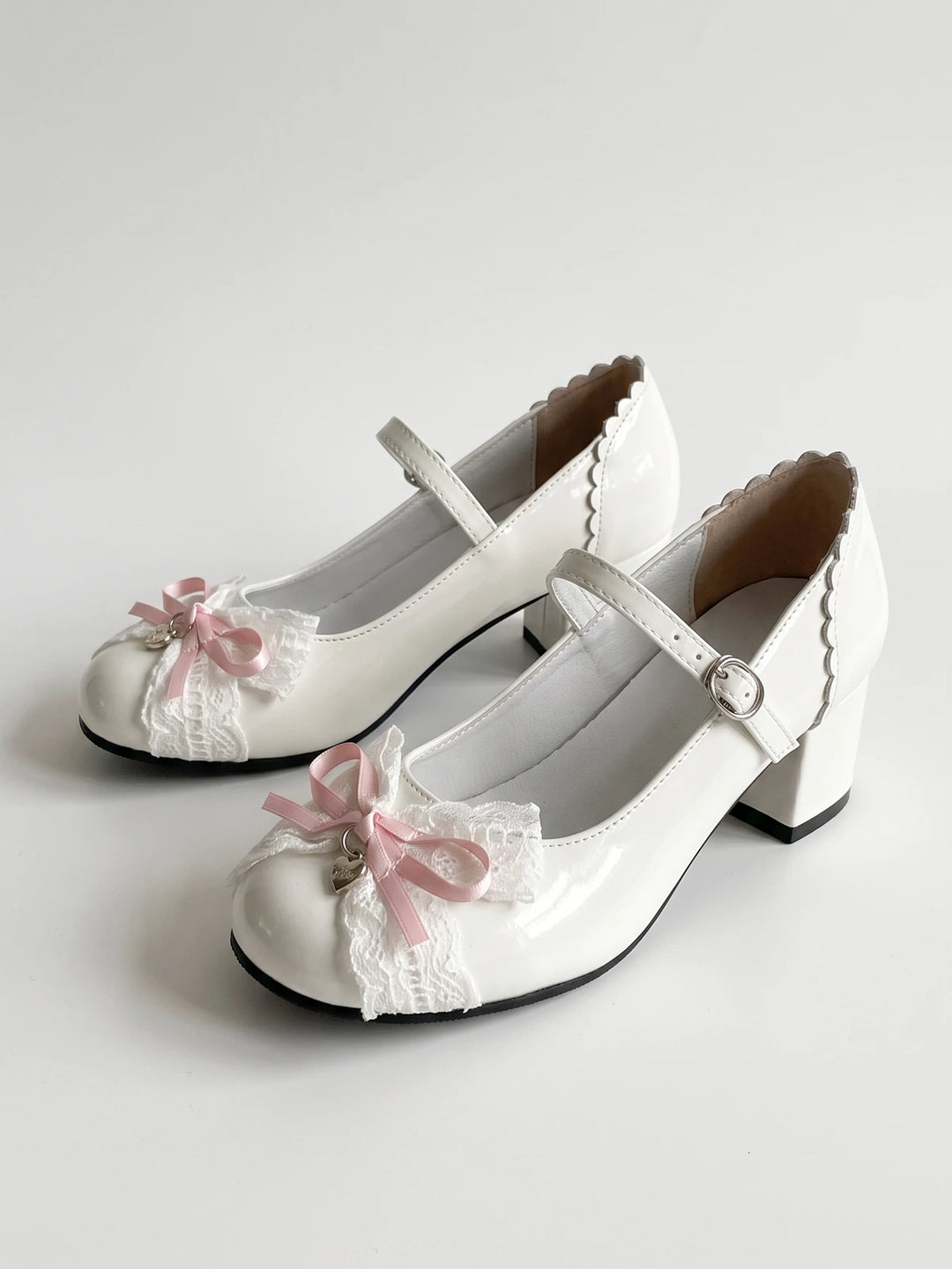 Lisette Ribbon Lace Bow Mary Janes