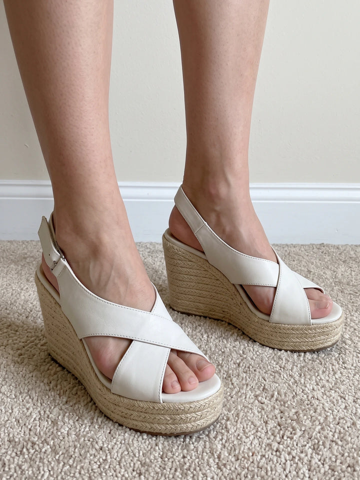 White Darling Sandals