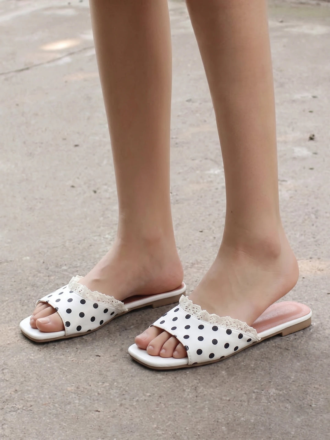 Chloe Polka Dot Sandals