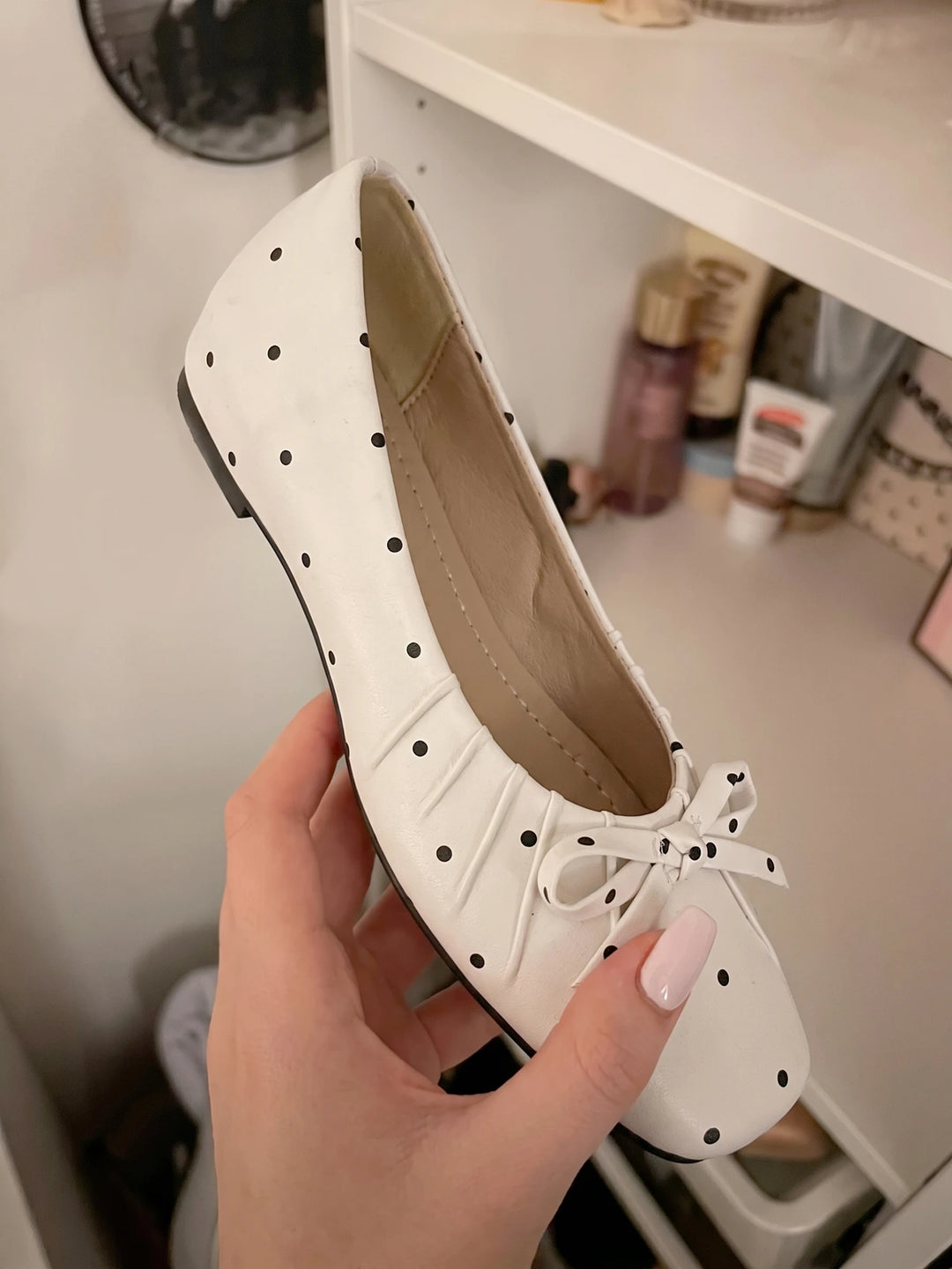 Paulette Micro-Polka Ballet Flats