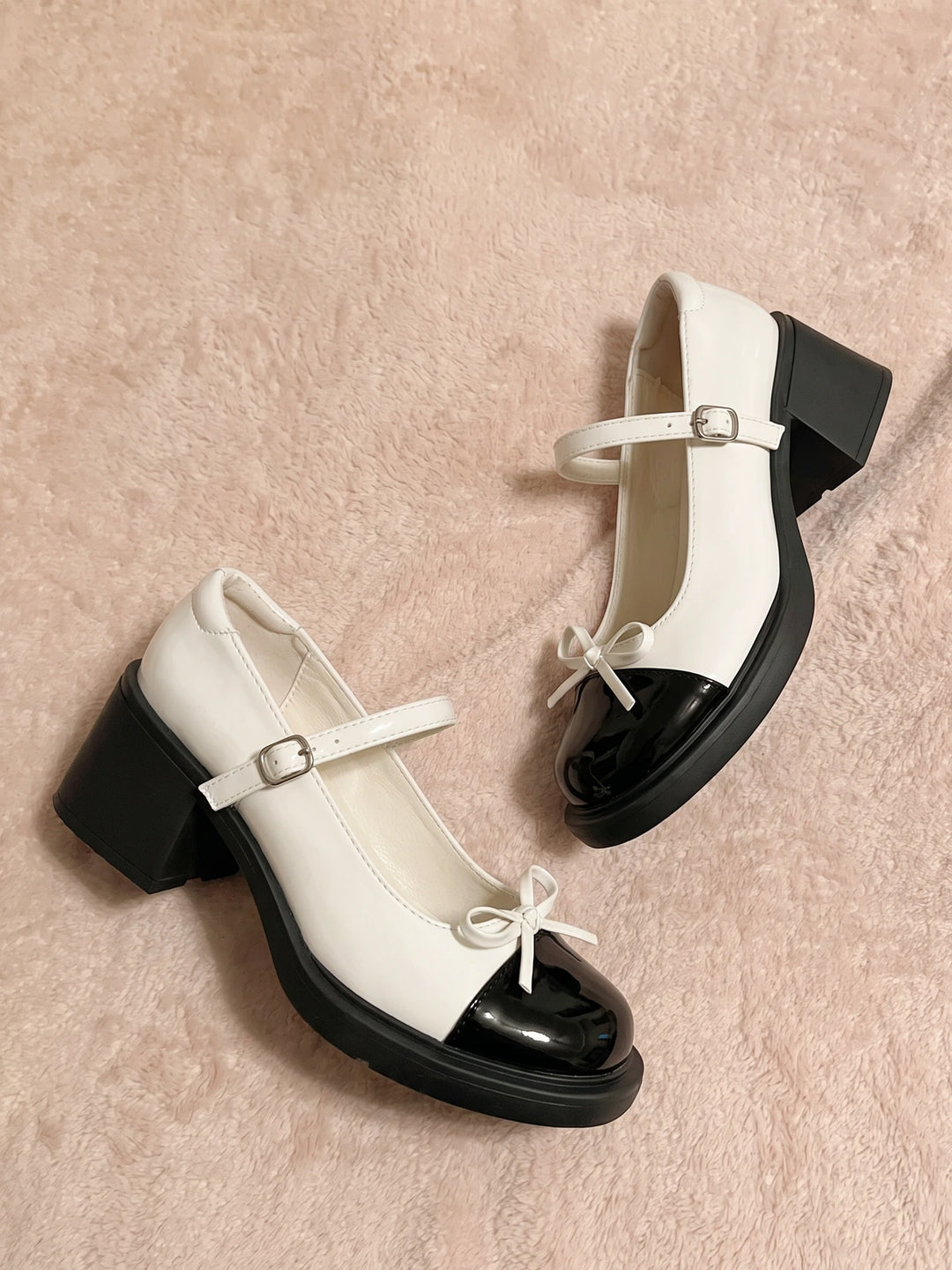 Nicollette Monochrome Mary Janes