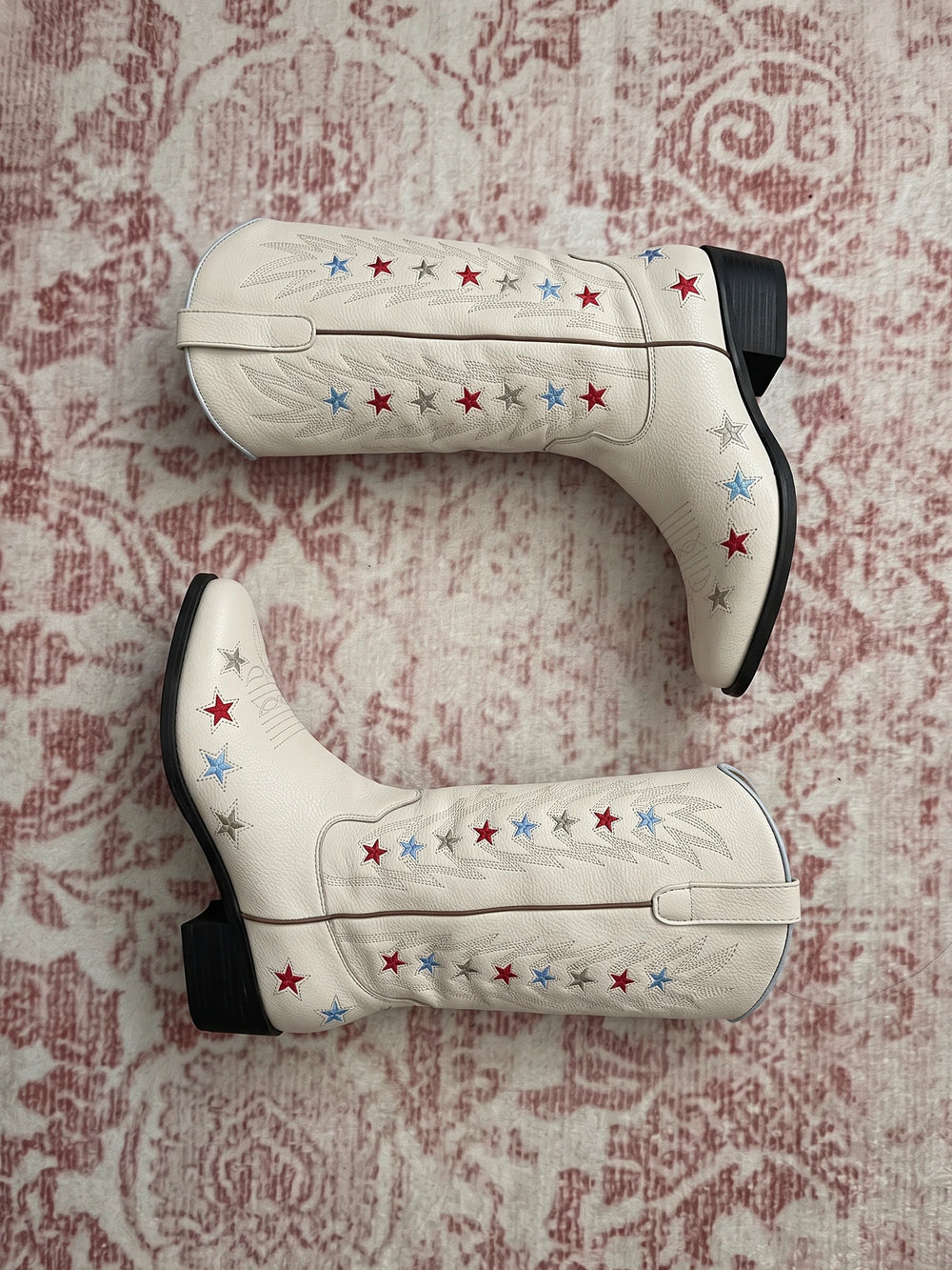 Mignettelle Embroidered Star Cowboy Boots