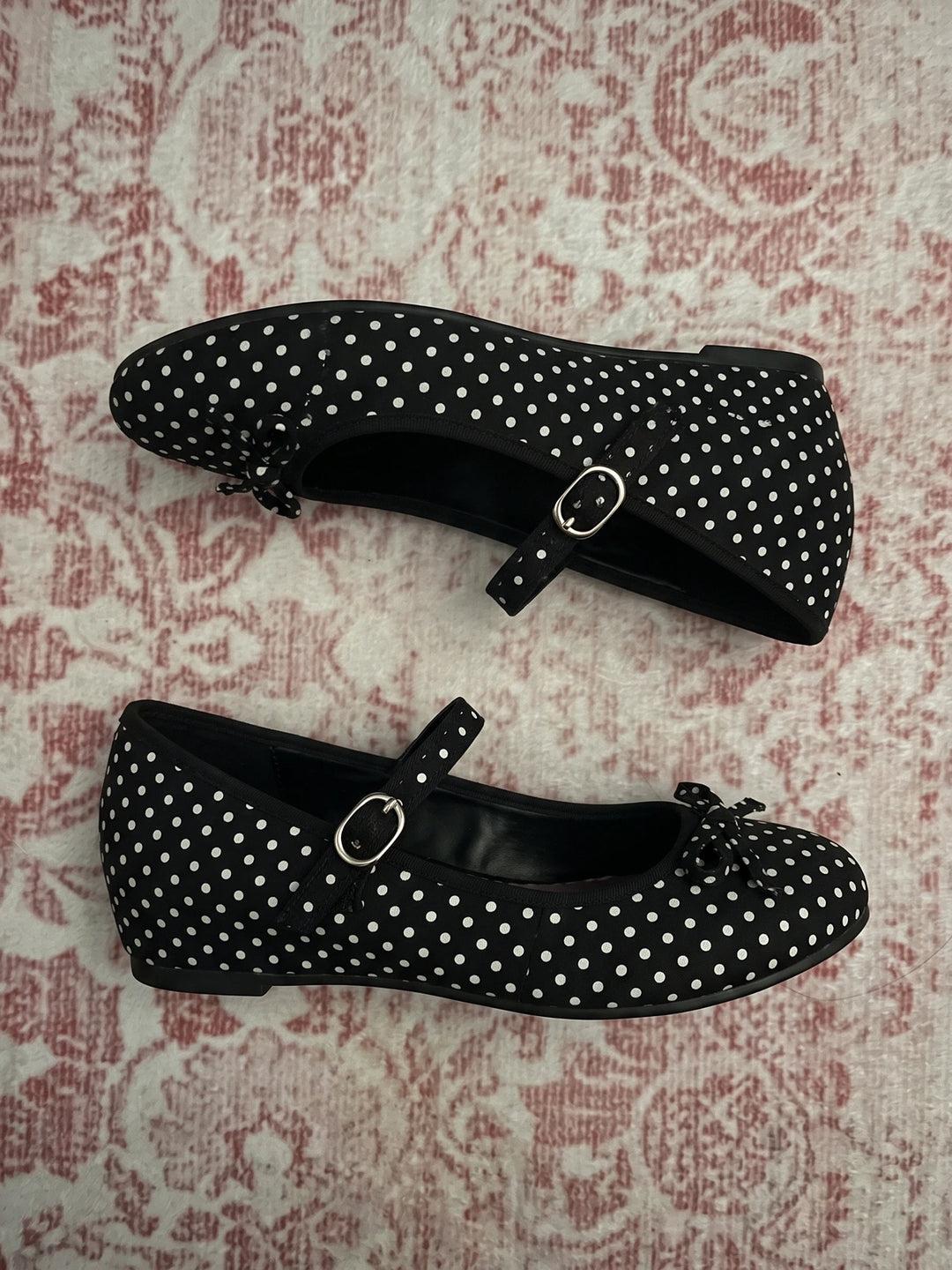 Elodie Polka Mary Jane Flats