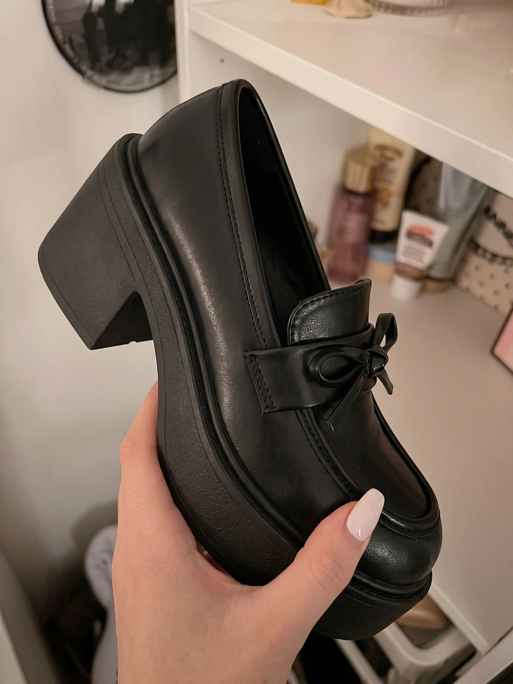 Winona Chunky Apron-Toe Loafer