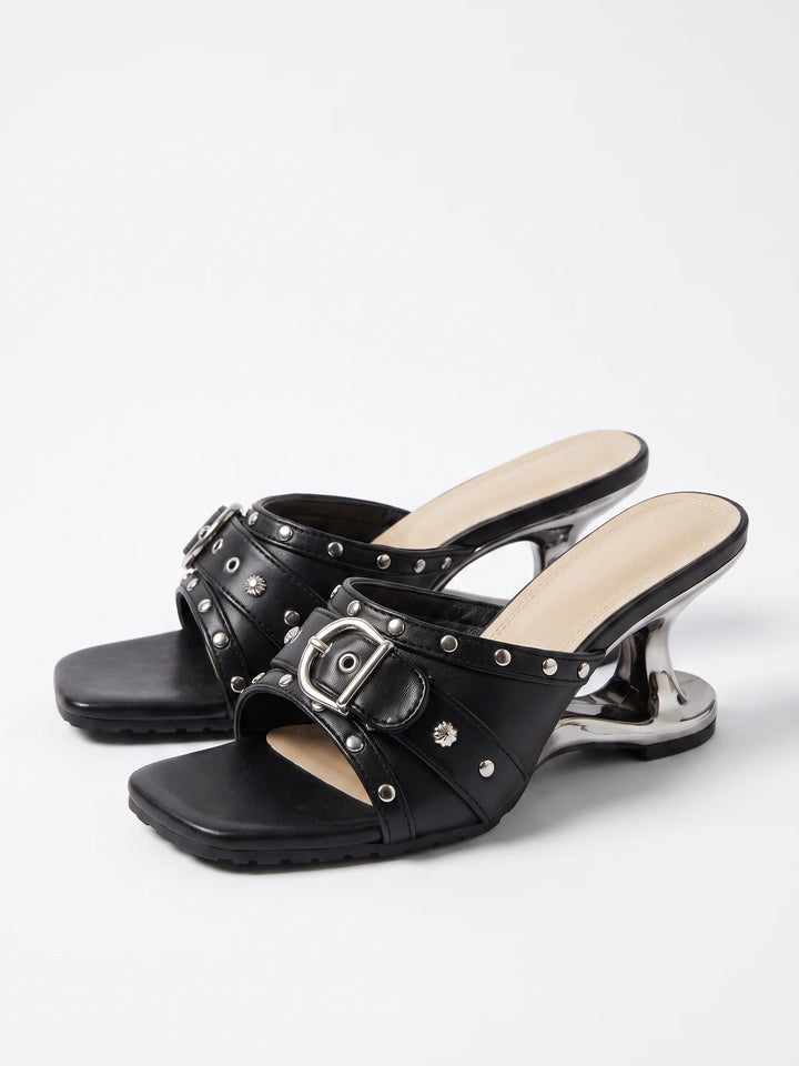 Black Darling Sandals