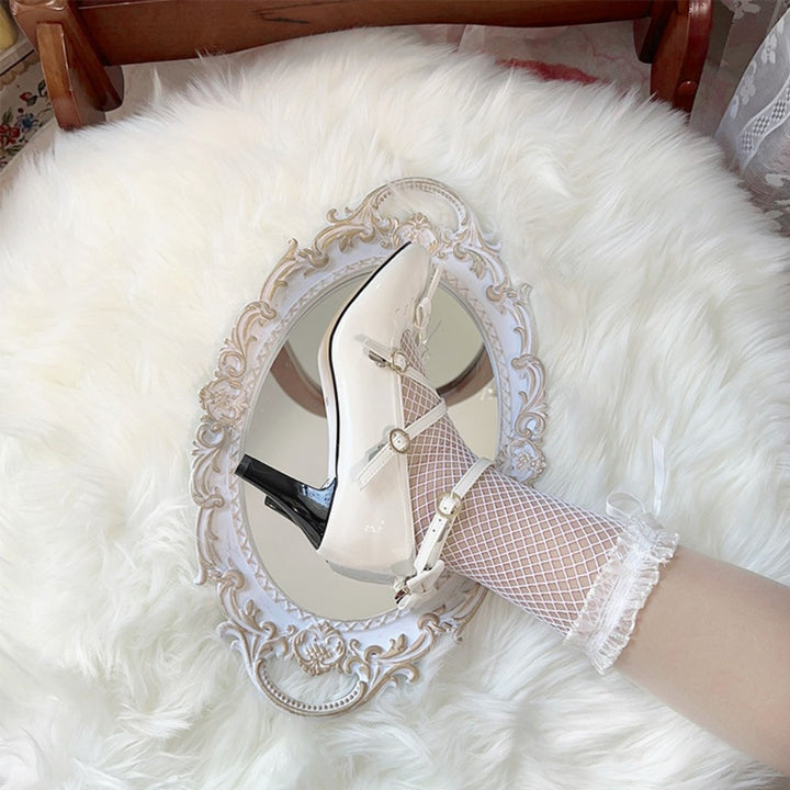 Women’s Elegant Two-Tone Lolita Heels
