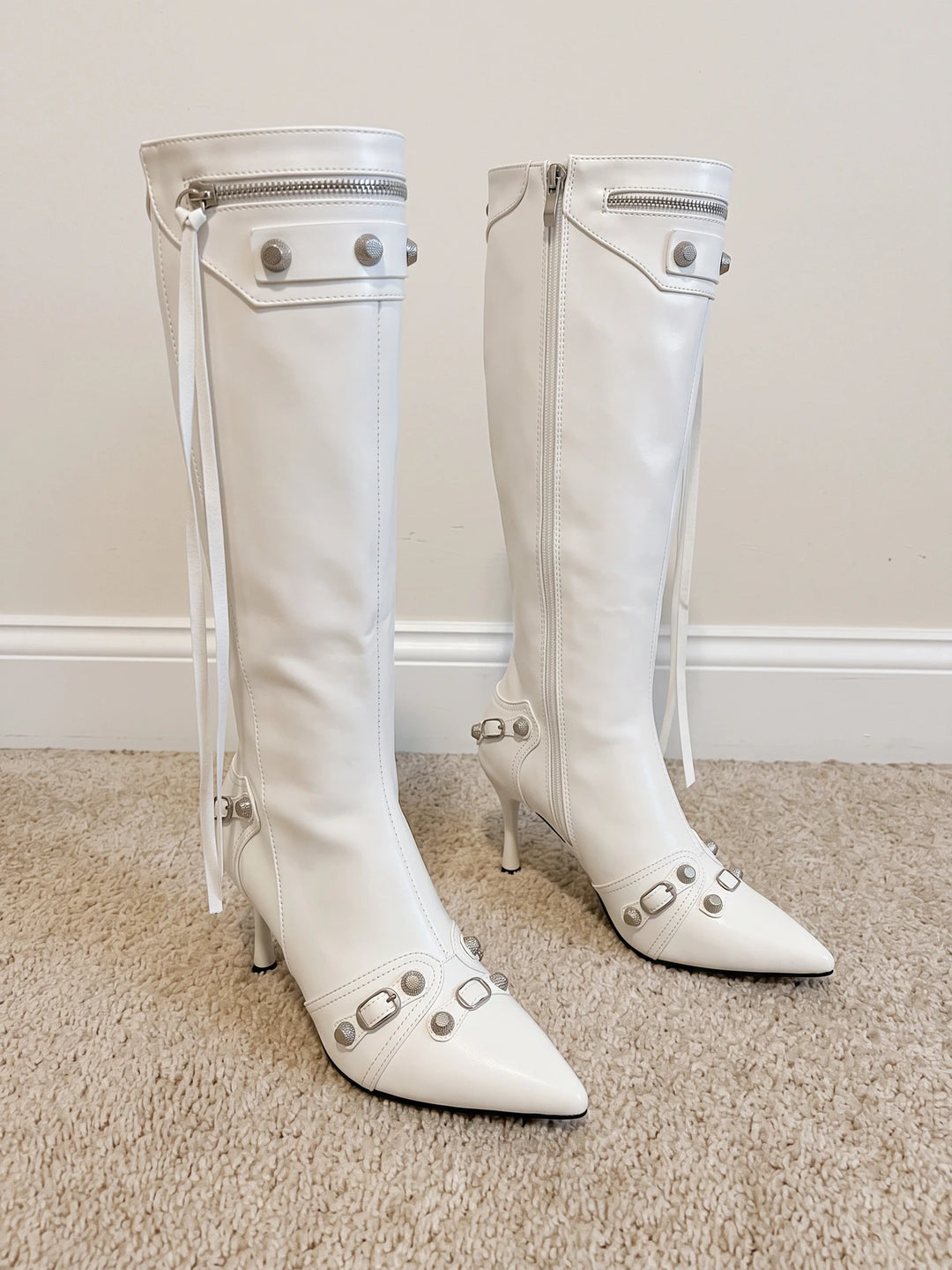 Marianne Studded Stiletto Boots