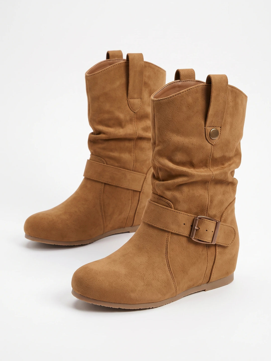 Ottavienne Suedette Slouch Boots