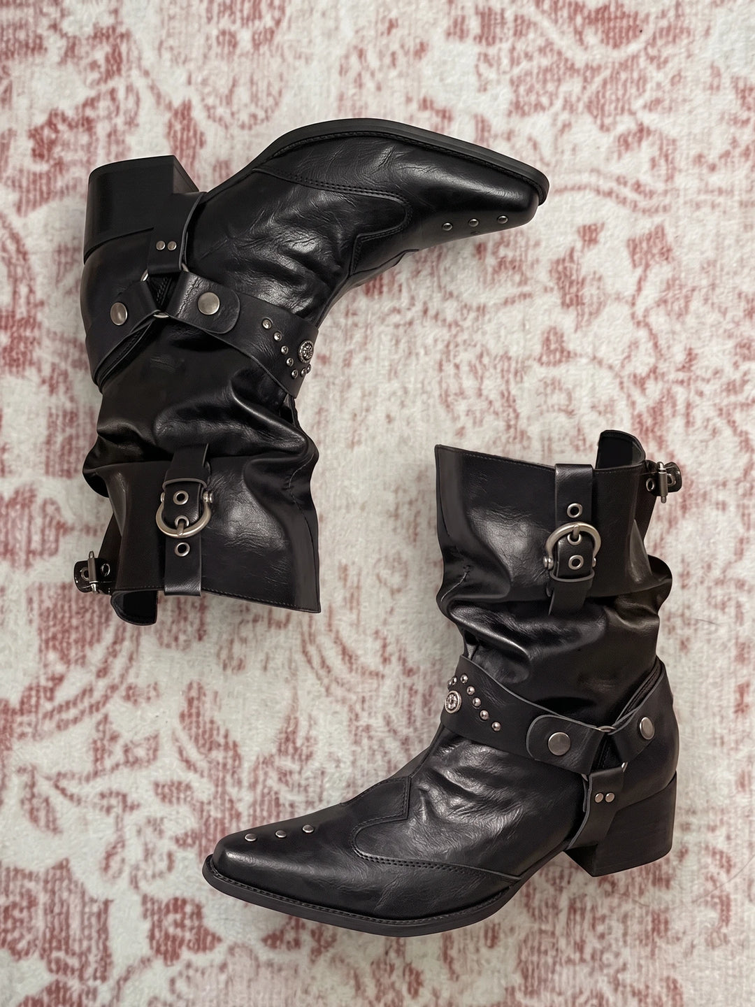 Solange Studded Slouch Boots