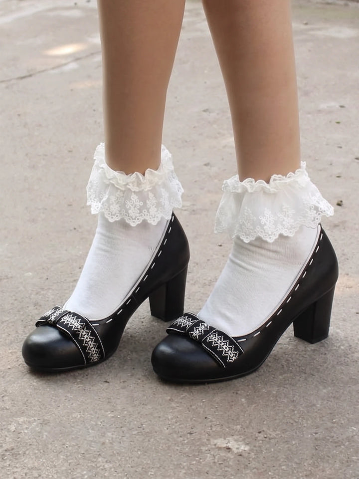 Margot Folk Bow Heels