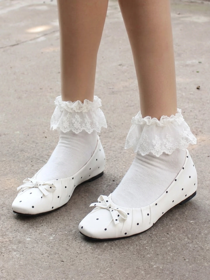 Paulette Micro-Polka Ballet Flats