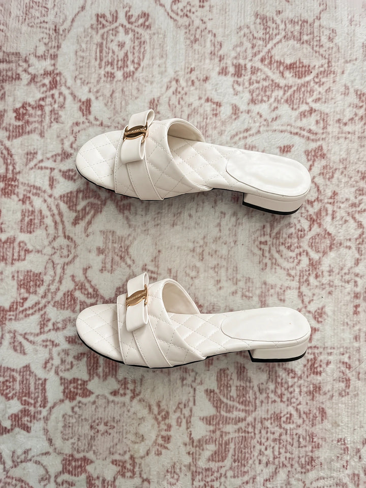 White Darling Sandals