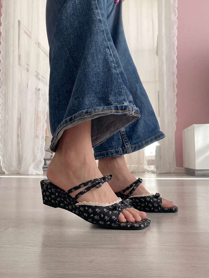 Black With Darling Sandals