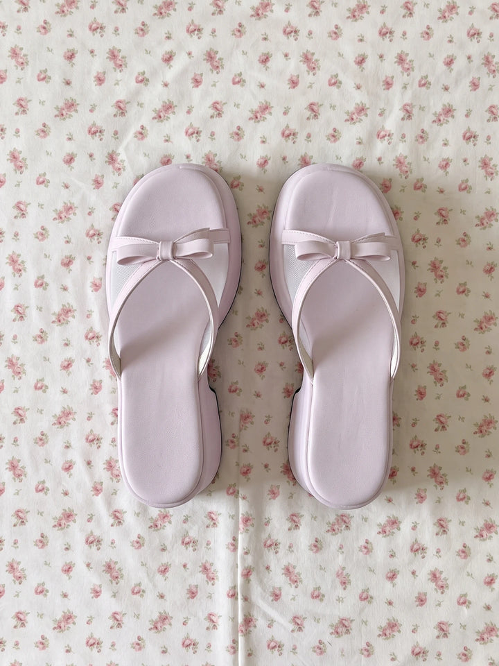 Ribbon Bow Sandals
