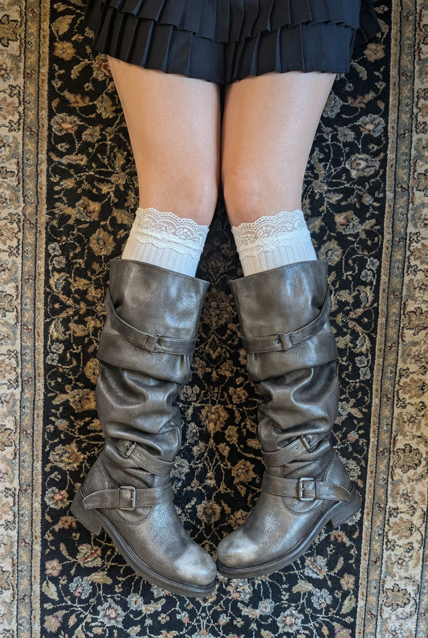 Drapelock Slouch Boots