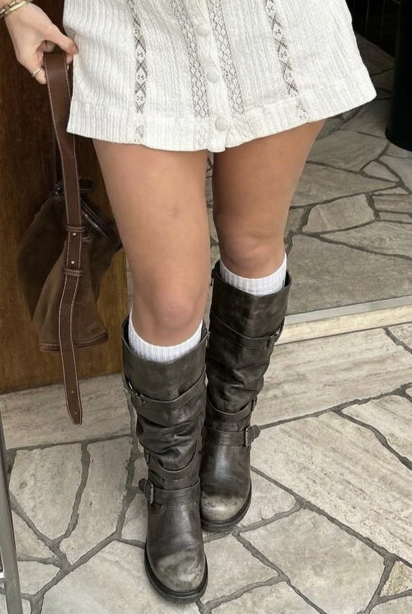 Drapelock Slouch Boots