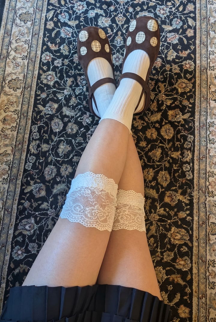 Brown Polka Dot Sandals