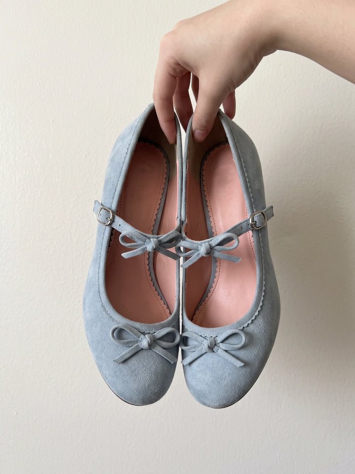 Liliane Bow Mary Jane Flats