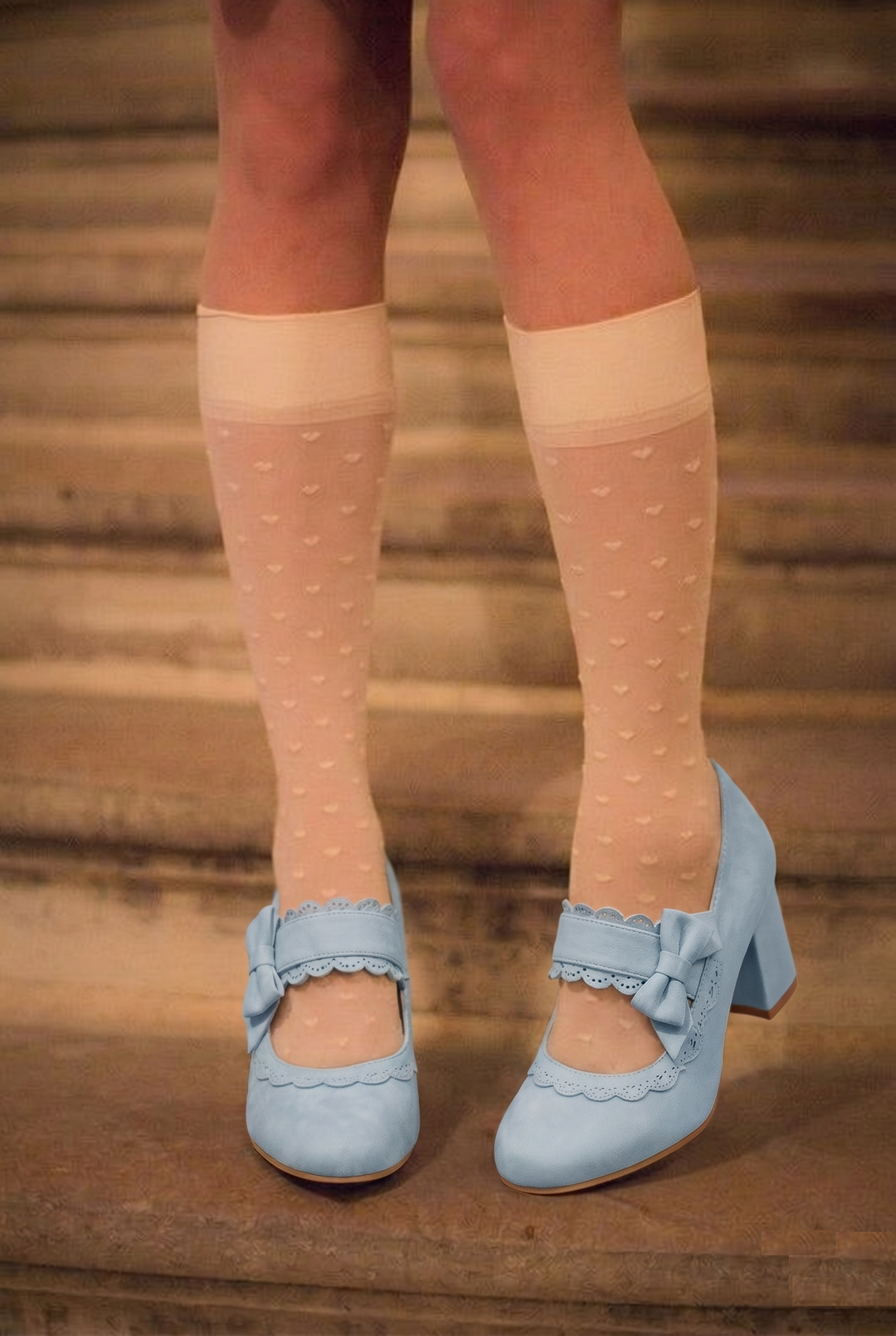 Butterfly Lolita Mid-Heel Shoes
