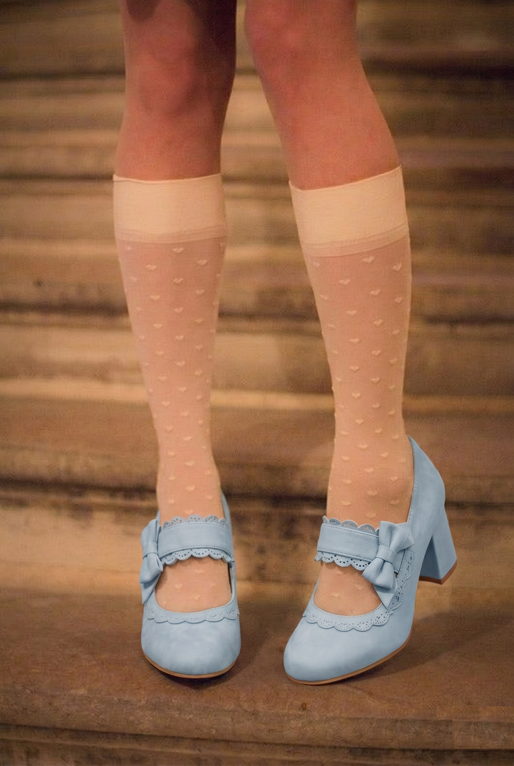 Butterfly Lolita Mid-Heel Shoes