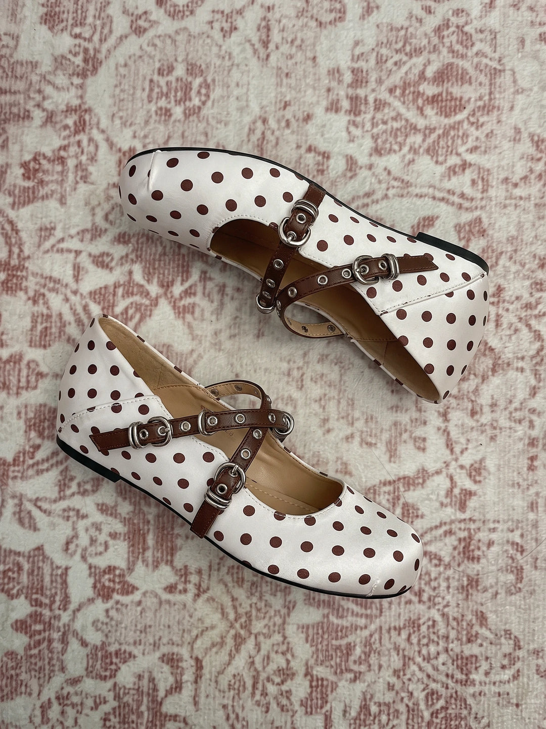 Gwen Grommet Strap Mary Janes