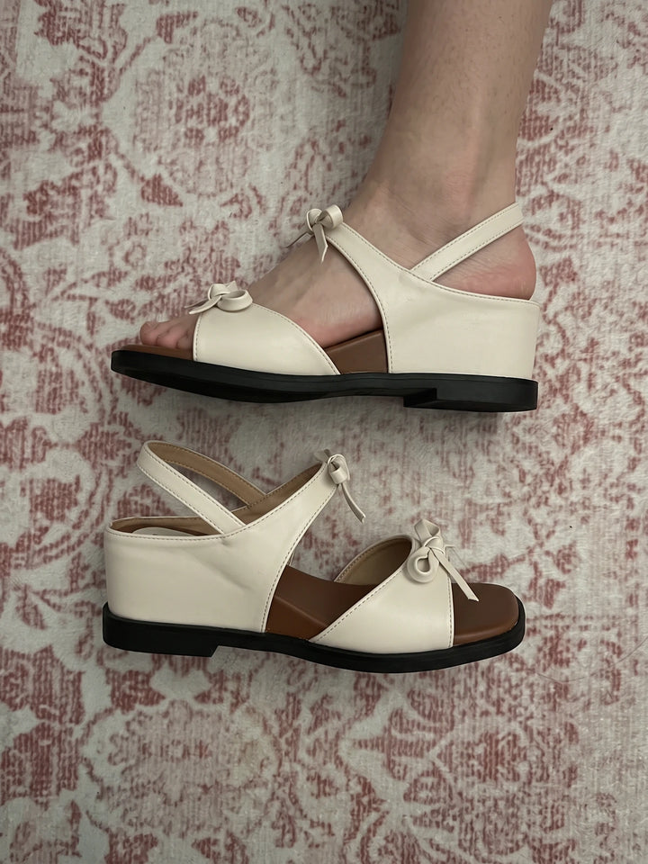 Ribbon Bow Sandals