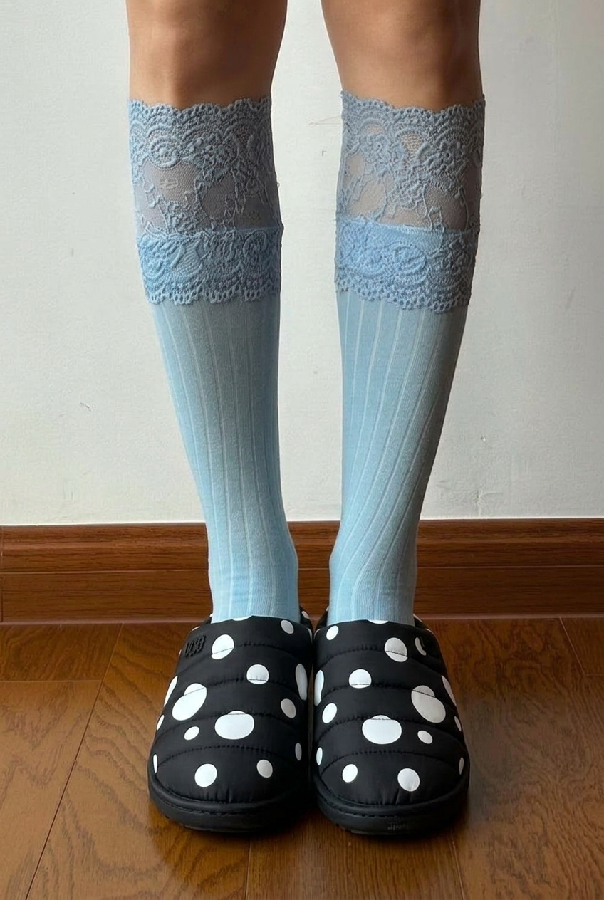 Polka Dot Cozy Slippers
