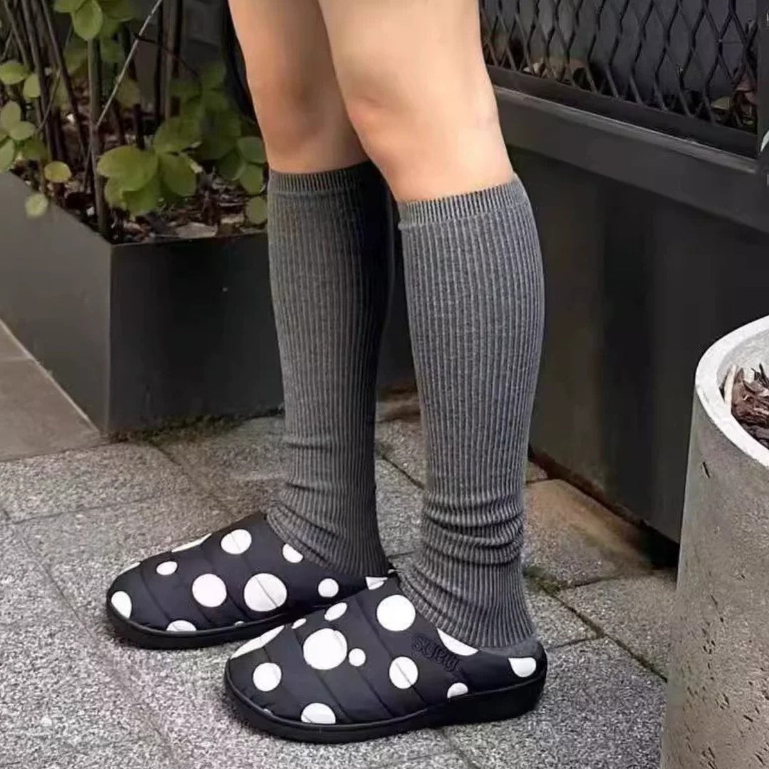 Polka Dot Cozy Slippers