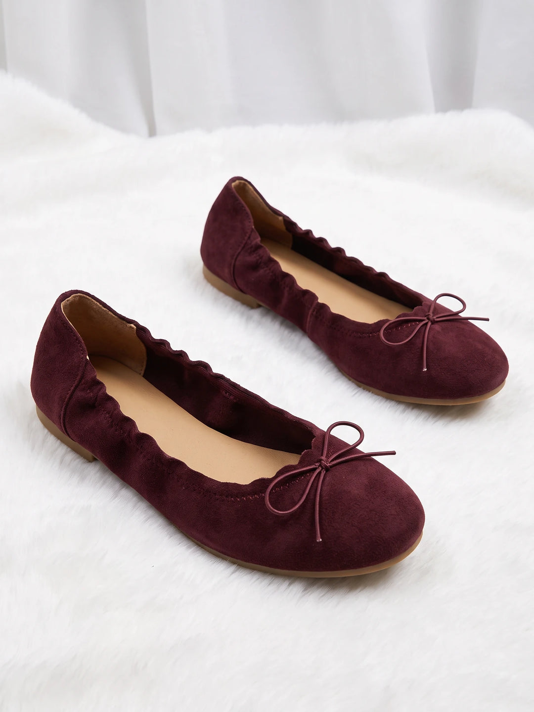 Marcelline Suede Ballet Flats