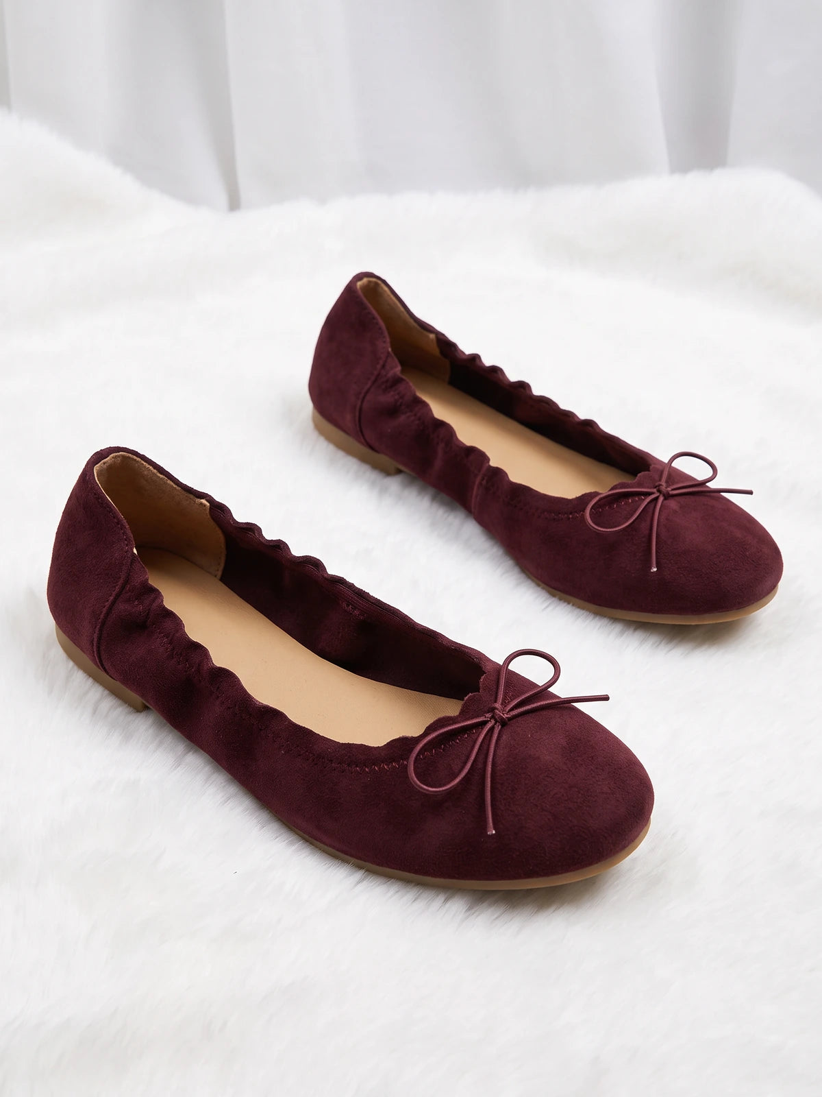 Marcelline Suede Ballet Flats