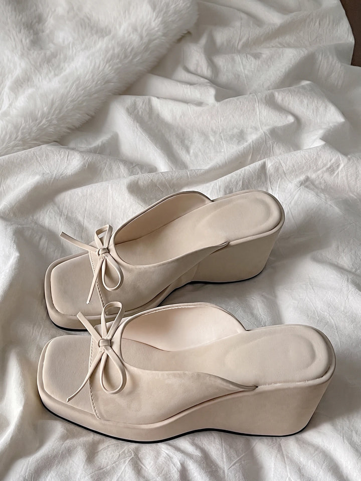 Daphne Suede Wedge Mule