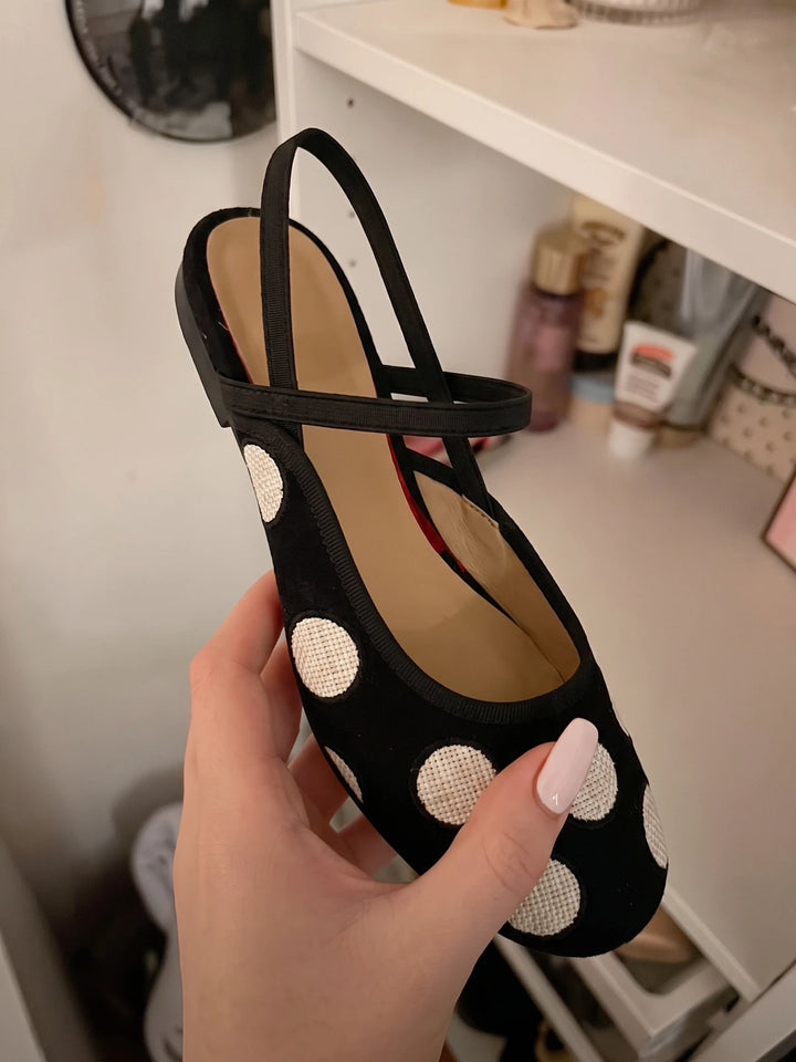 Macaron Dot Flats