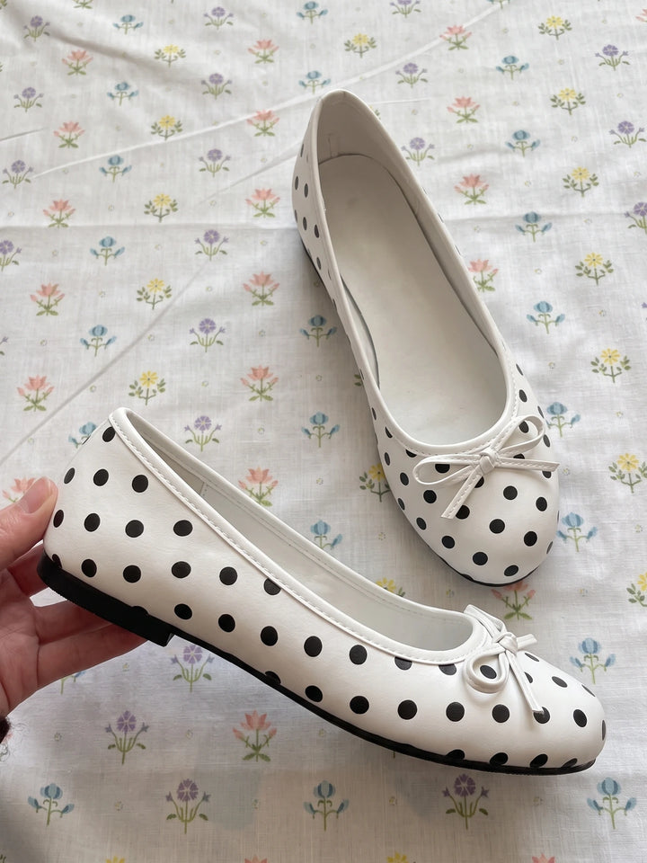 Minette Polka Dot Ballet Flats
