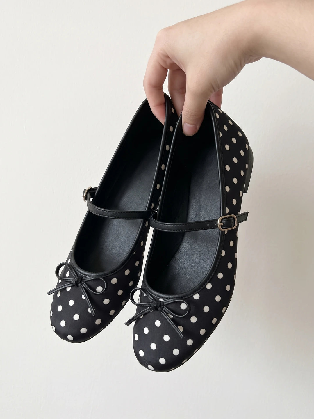 Emeline Polka Dot Mary Jane Flats