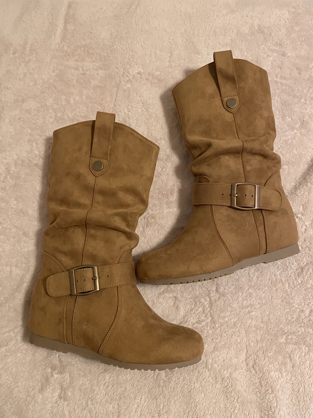 Ottavienne Suedette Slouch Boots