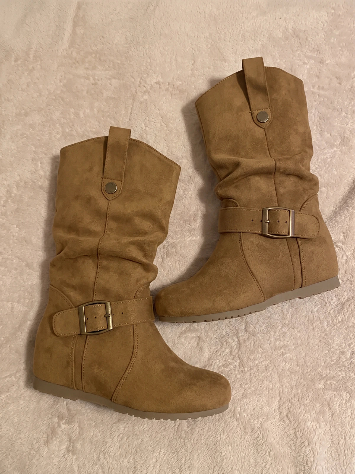 Ottavienne Suedette Slouch Boots