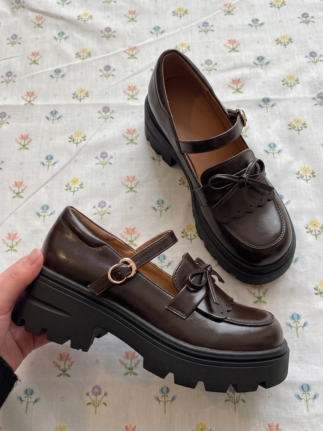 Ottaviolette Lug Sole Mary Jane Shoes